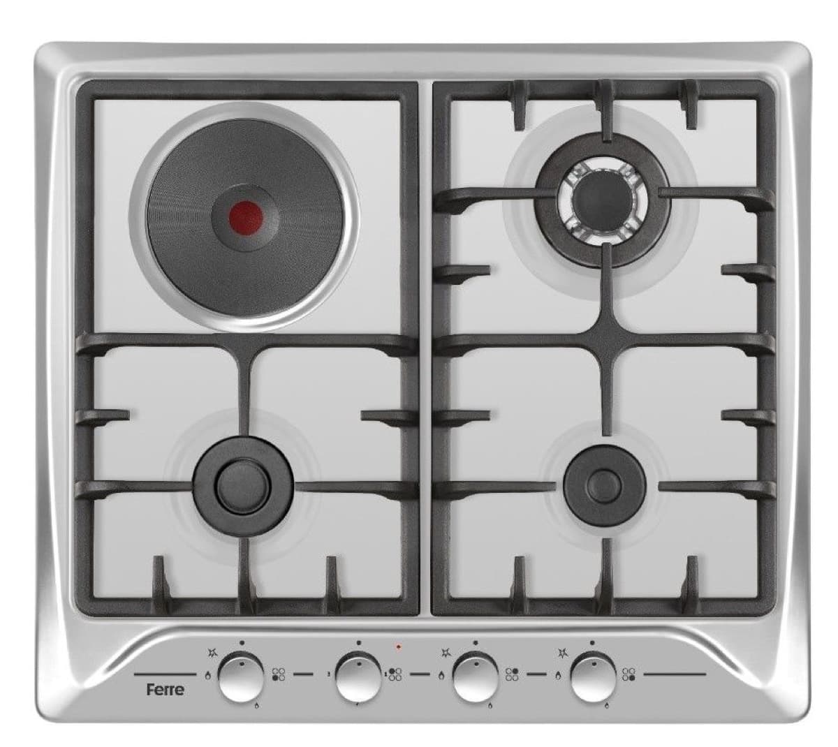 Ferre B631 I-WB Built-in Gas & Electric Hob 60 cm