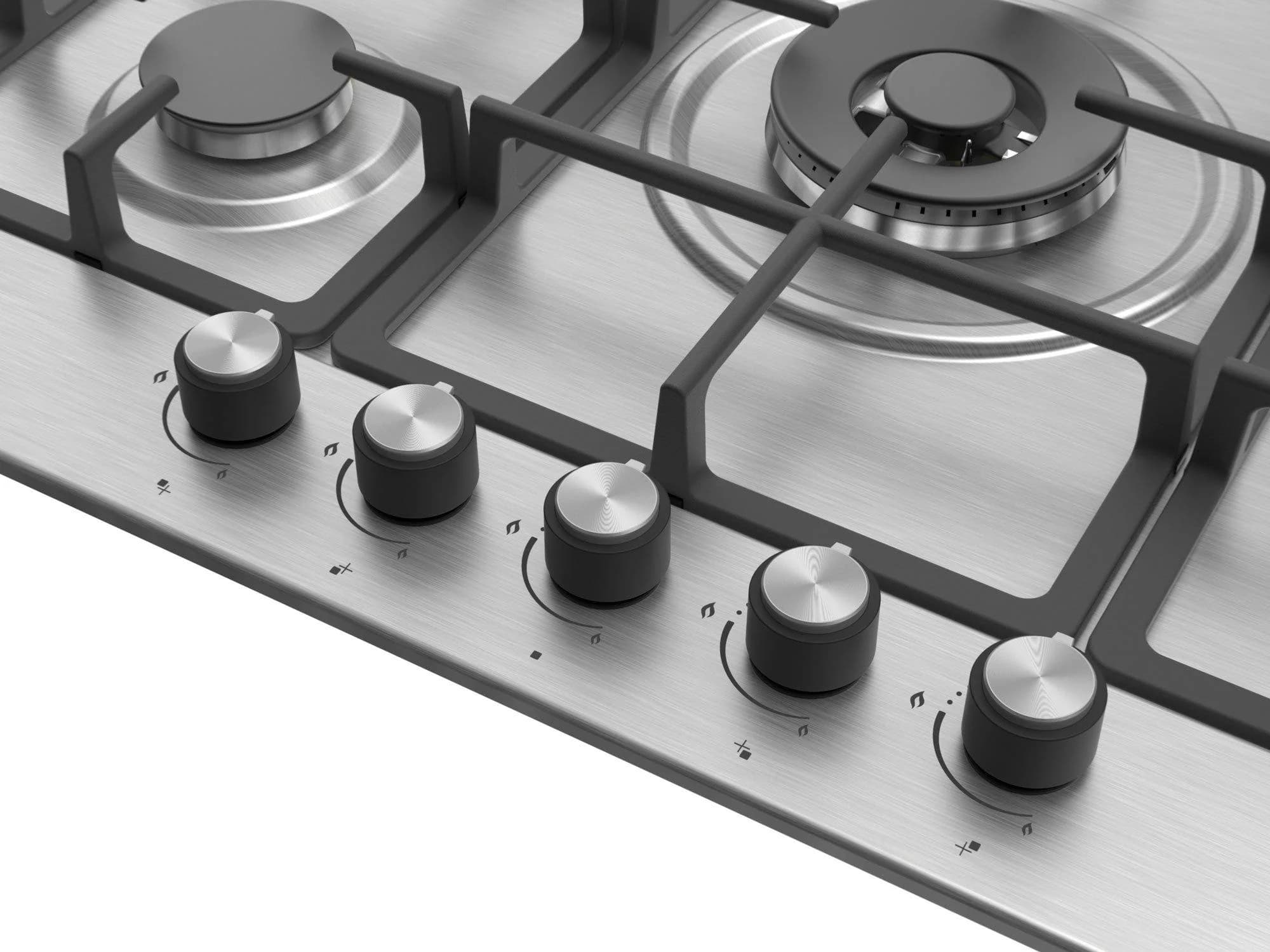 Ferre EL004 Built-in Gas Hob 70 cm (5 Burner) 2