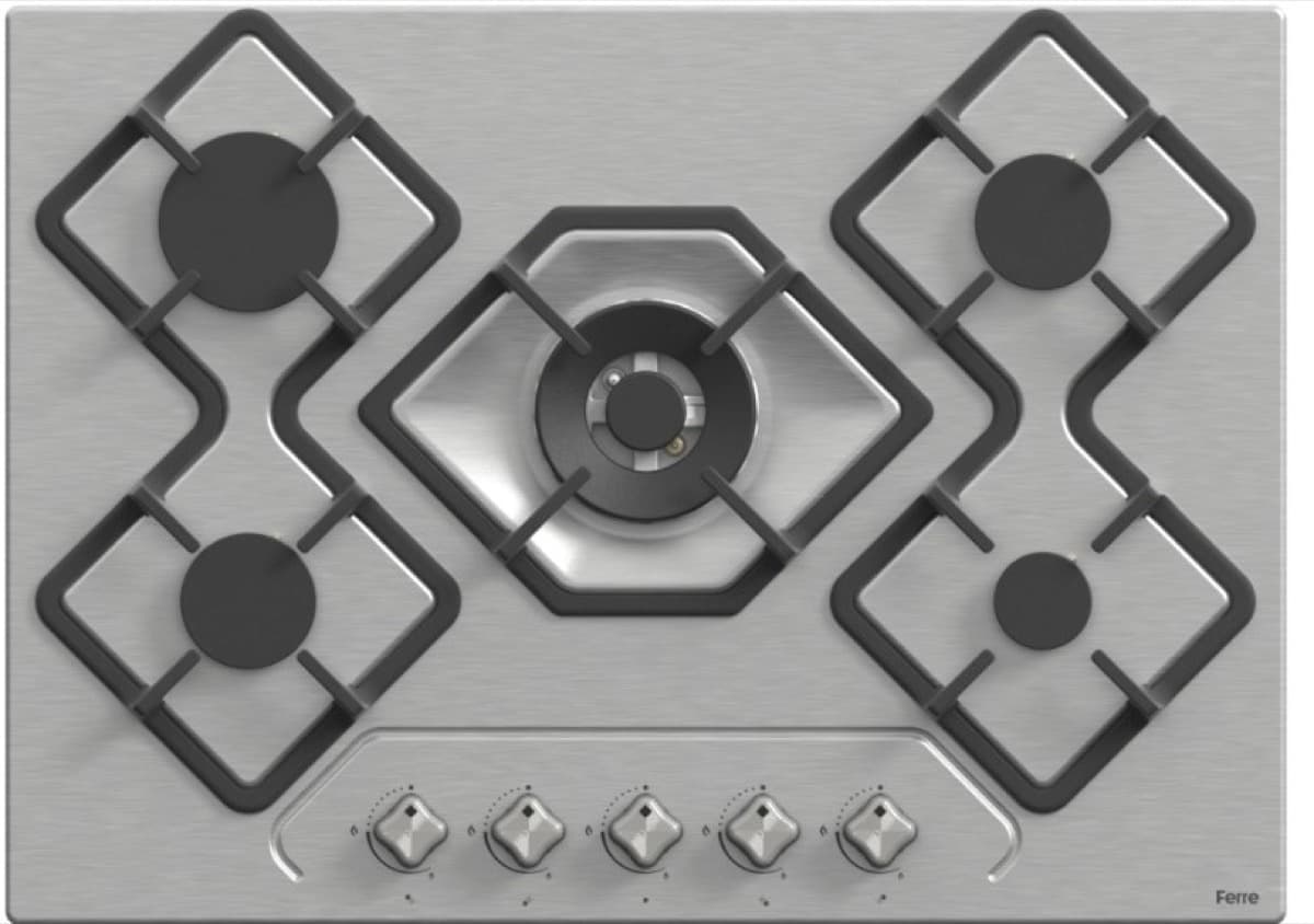 Ferre KA014 Built-in Gas Hob 70 cm (5 Burner)