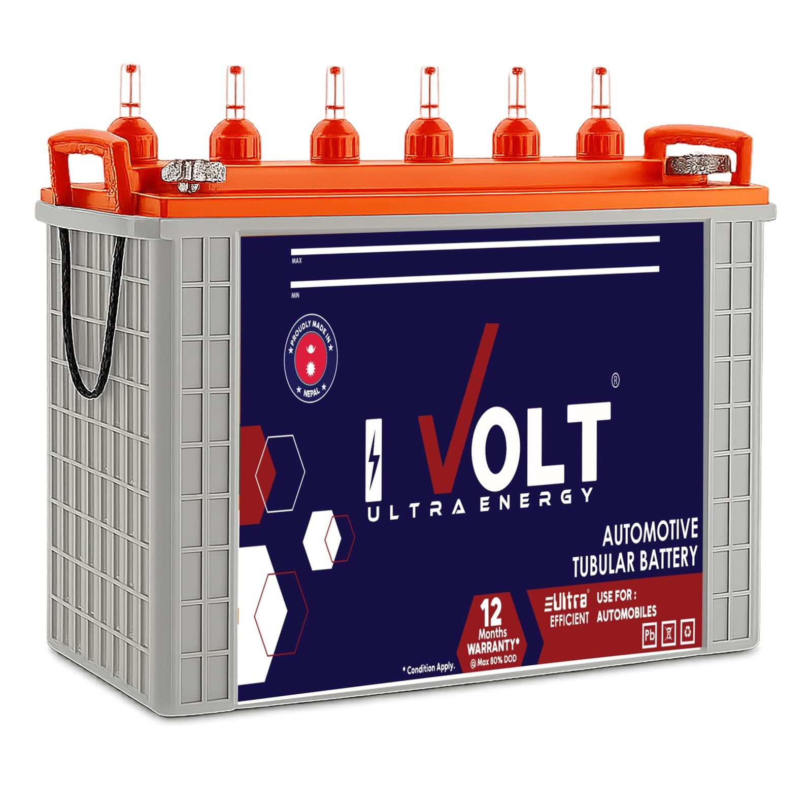 110Ah Automobiles Tubular Battery (I-Volt)