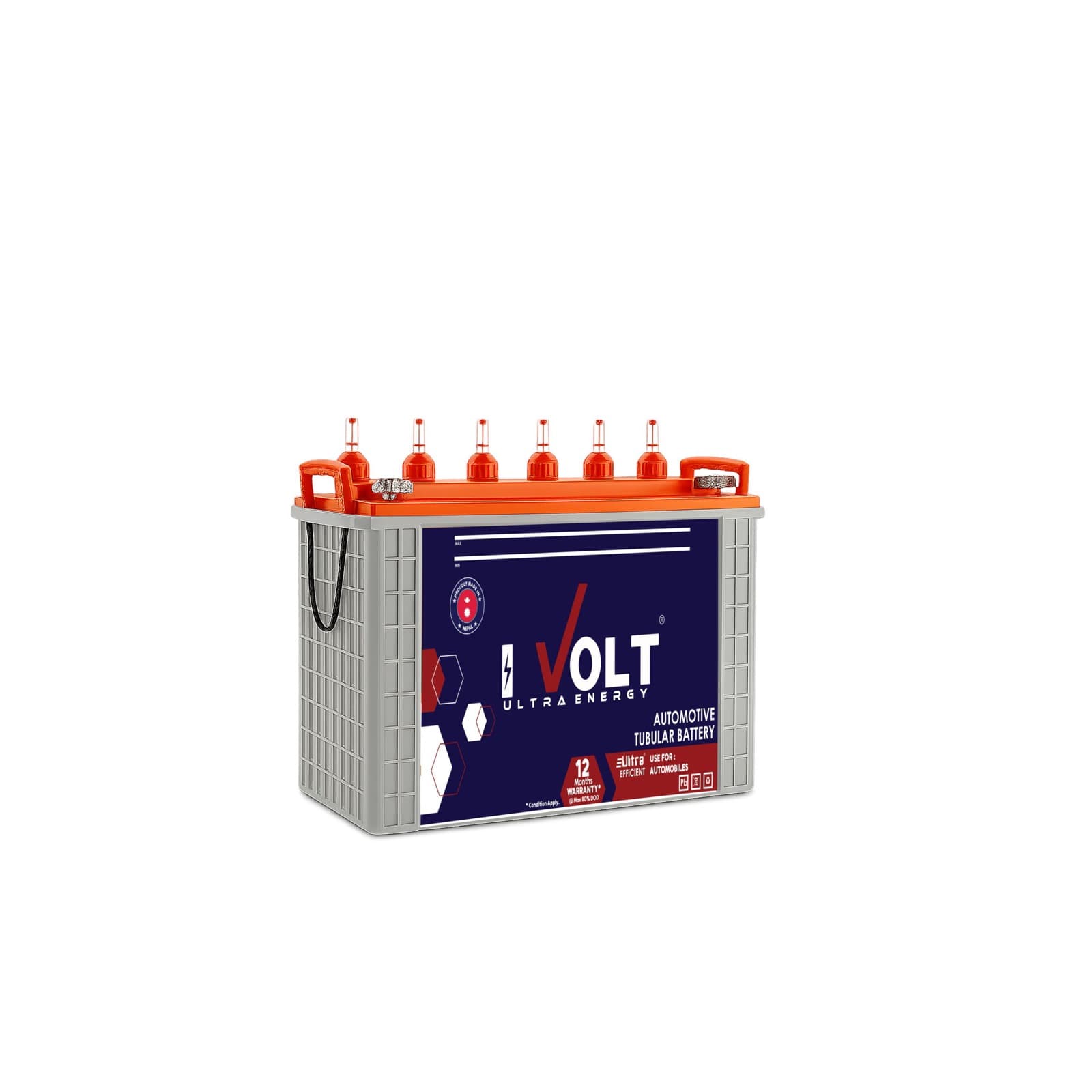 65Ah Automobiles  Tubular Battery (I-Volt)