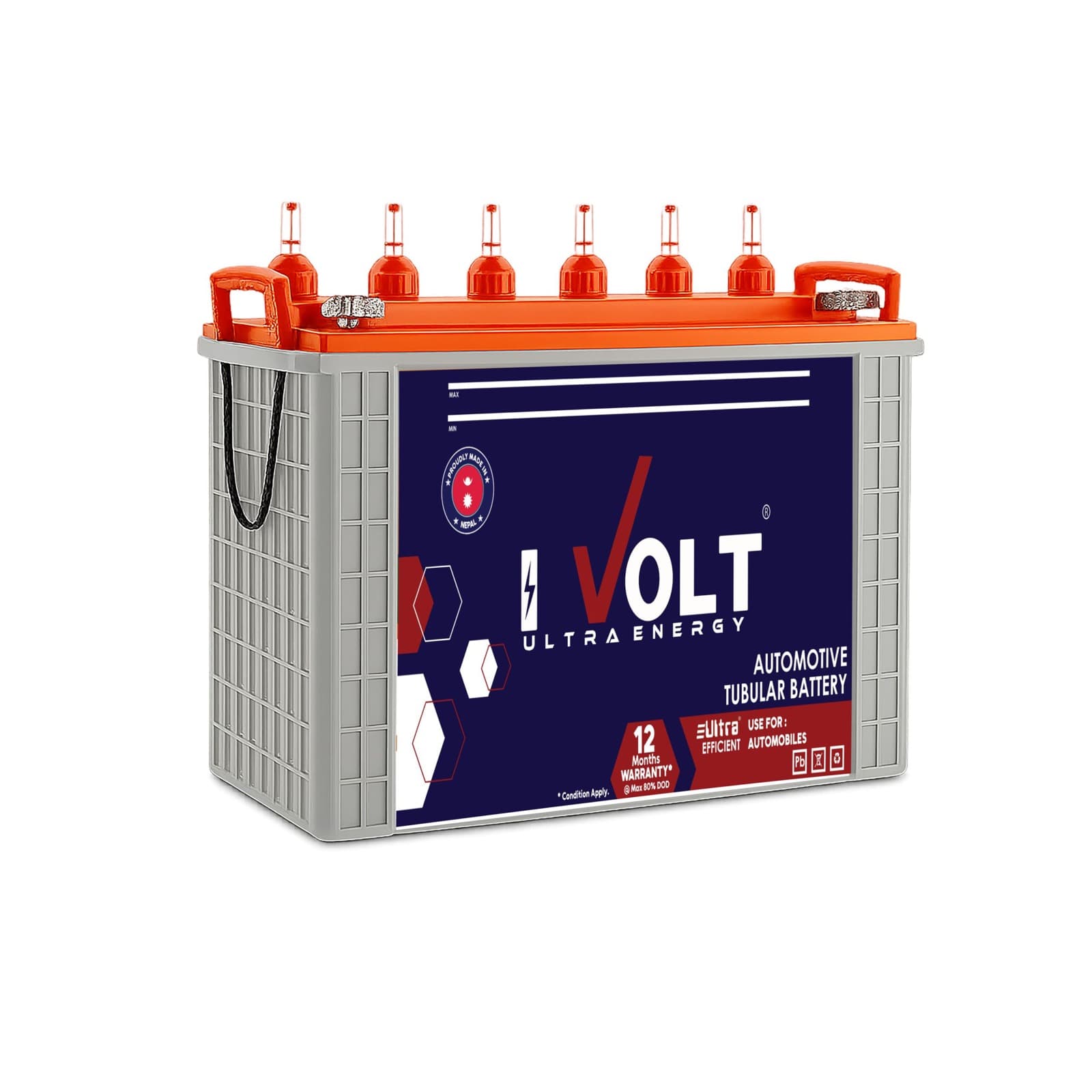 85Ah Automobiles  Tubular Battery (I-Volt)