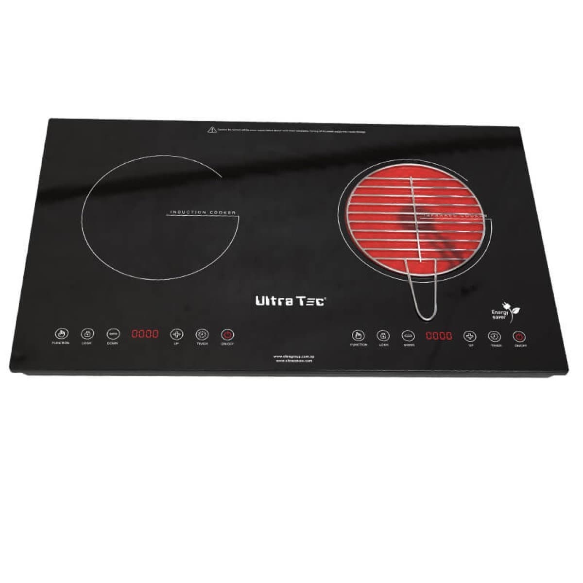 ULTRATEC UTINIF-P22 Induction + Infrared Hybrid Stove