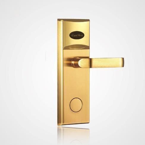RFID Hotel Door Lock (Golden)