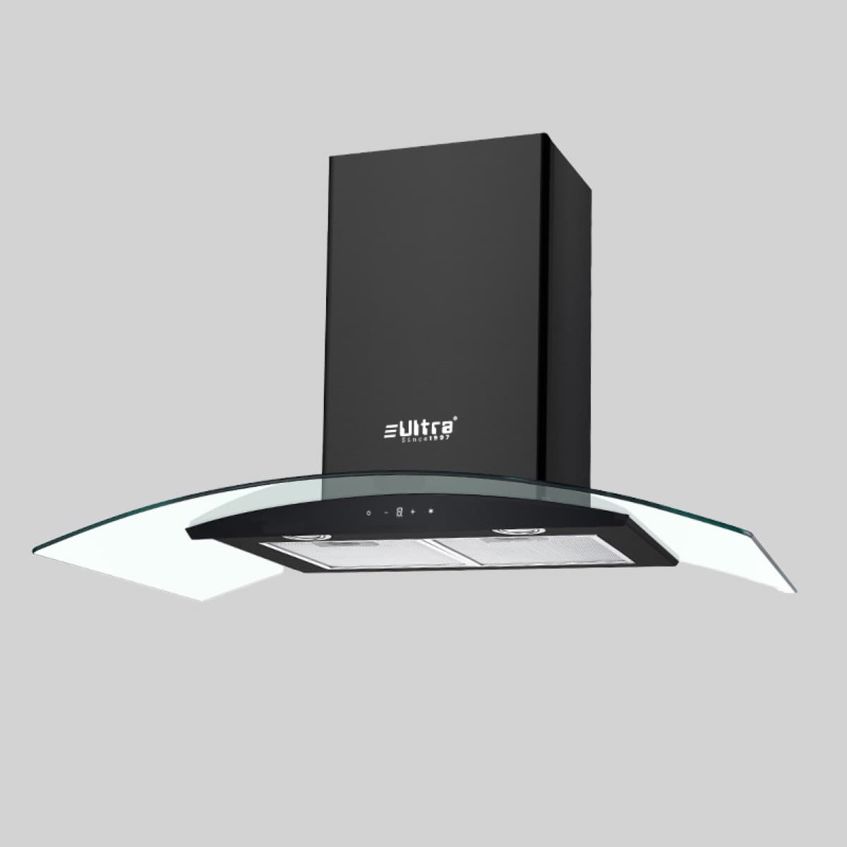 ULTRA US-9002 European Curved Glass Kitchen Chimney